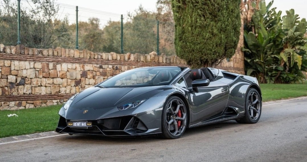 Alquiler Lamborghini Huracán EVO Spyder 2024 con NEGOCARS